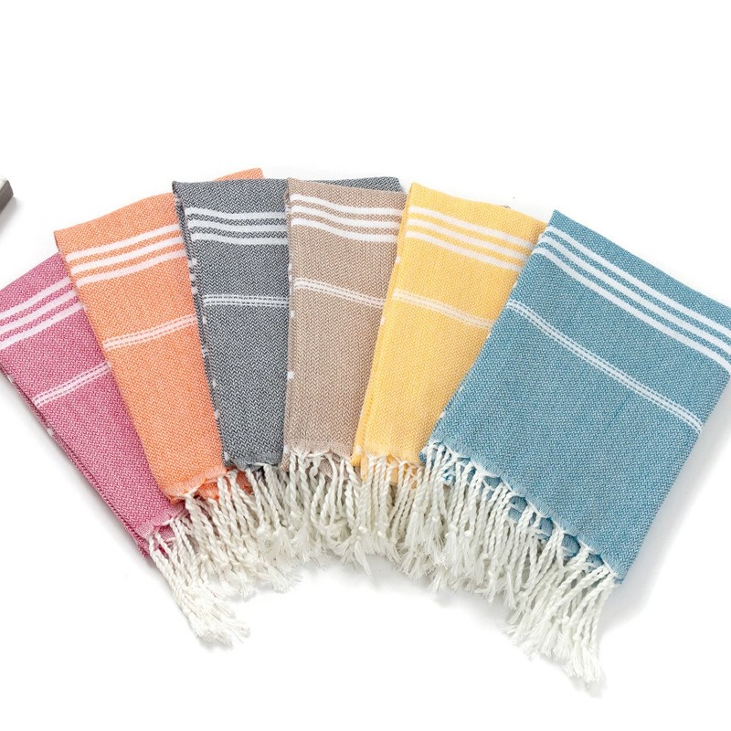 Personalized Embroidered Tassel Beach Towel